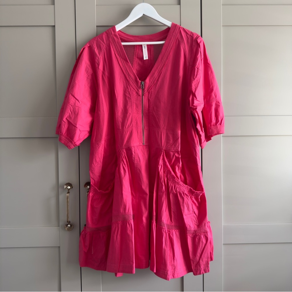 Daily Practice by Anthropologie Relaxed Tiered Mini Dress Trek Style Sporty Plus